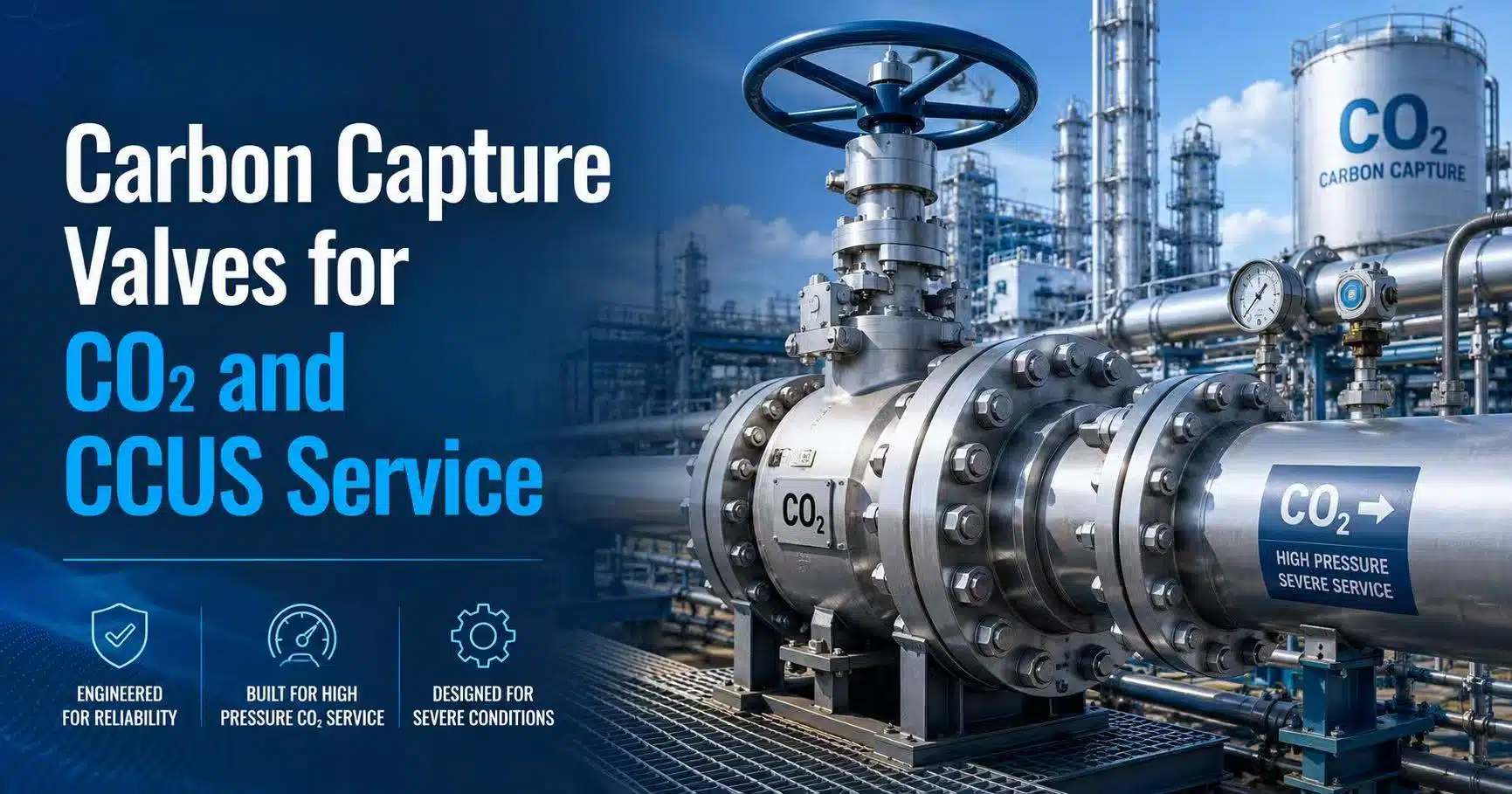Carbon Capture Valves for CO2 and CCUS Service